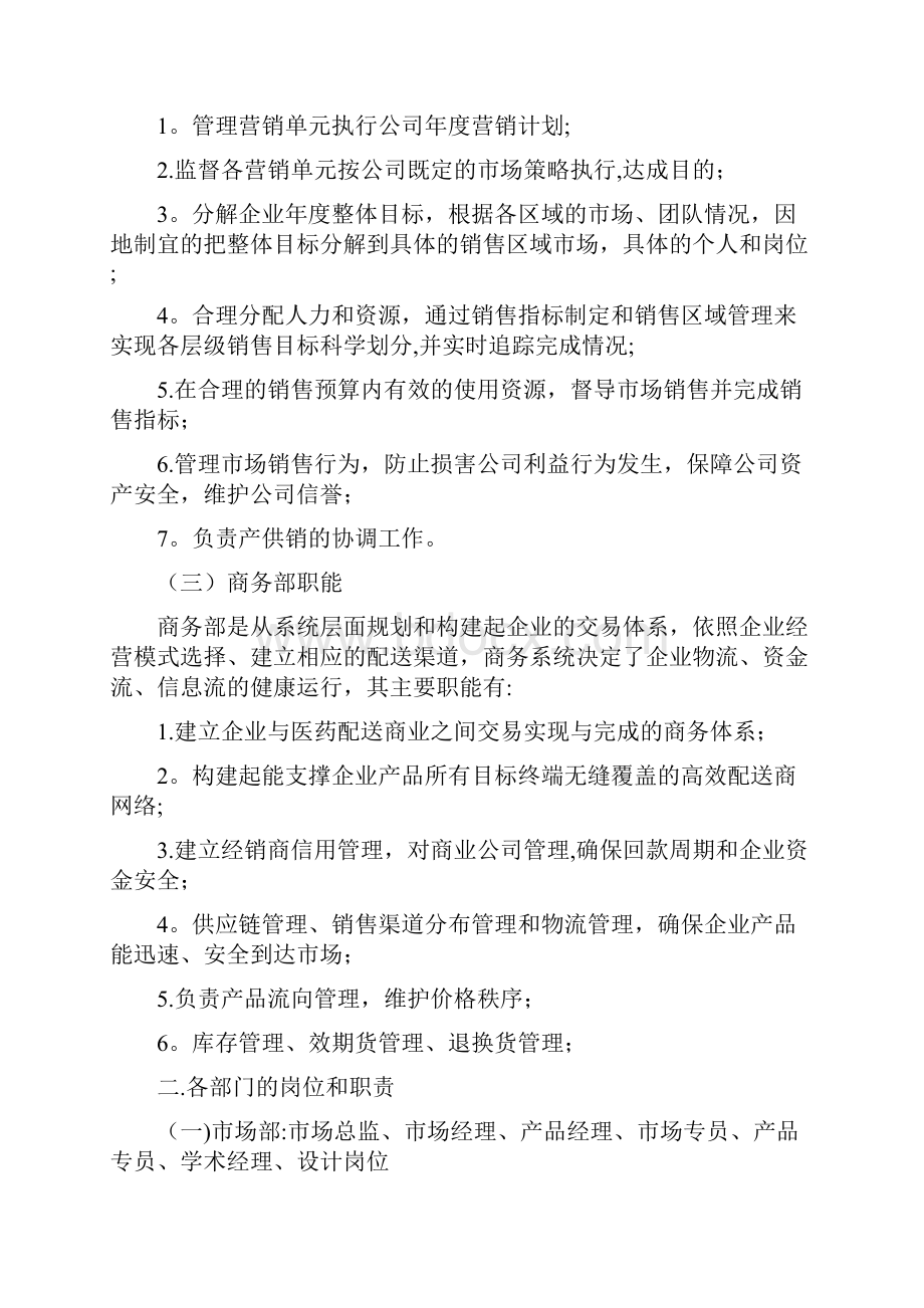 部门职能及各岗位职责划分.docx_第2页