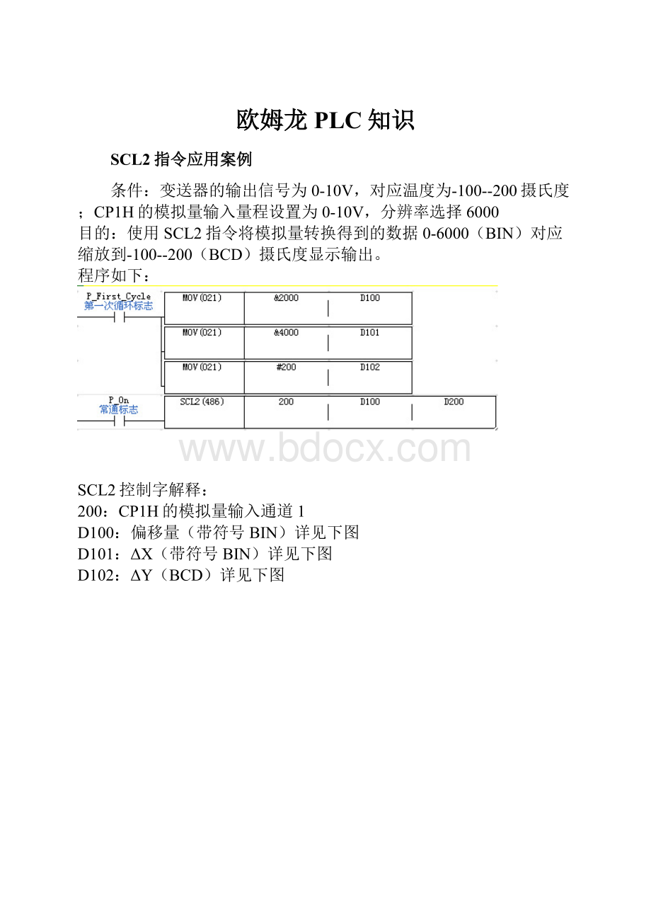 欧姆龙PLC知识.docx