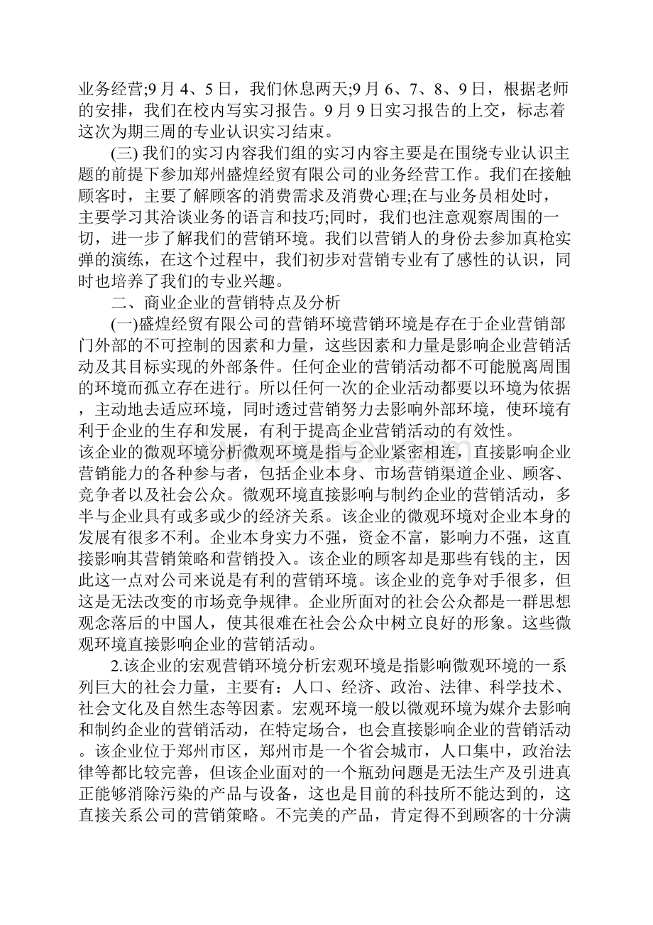 市场营销专业实习报告.docx_第2页