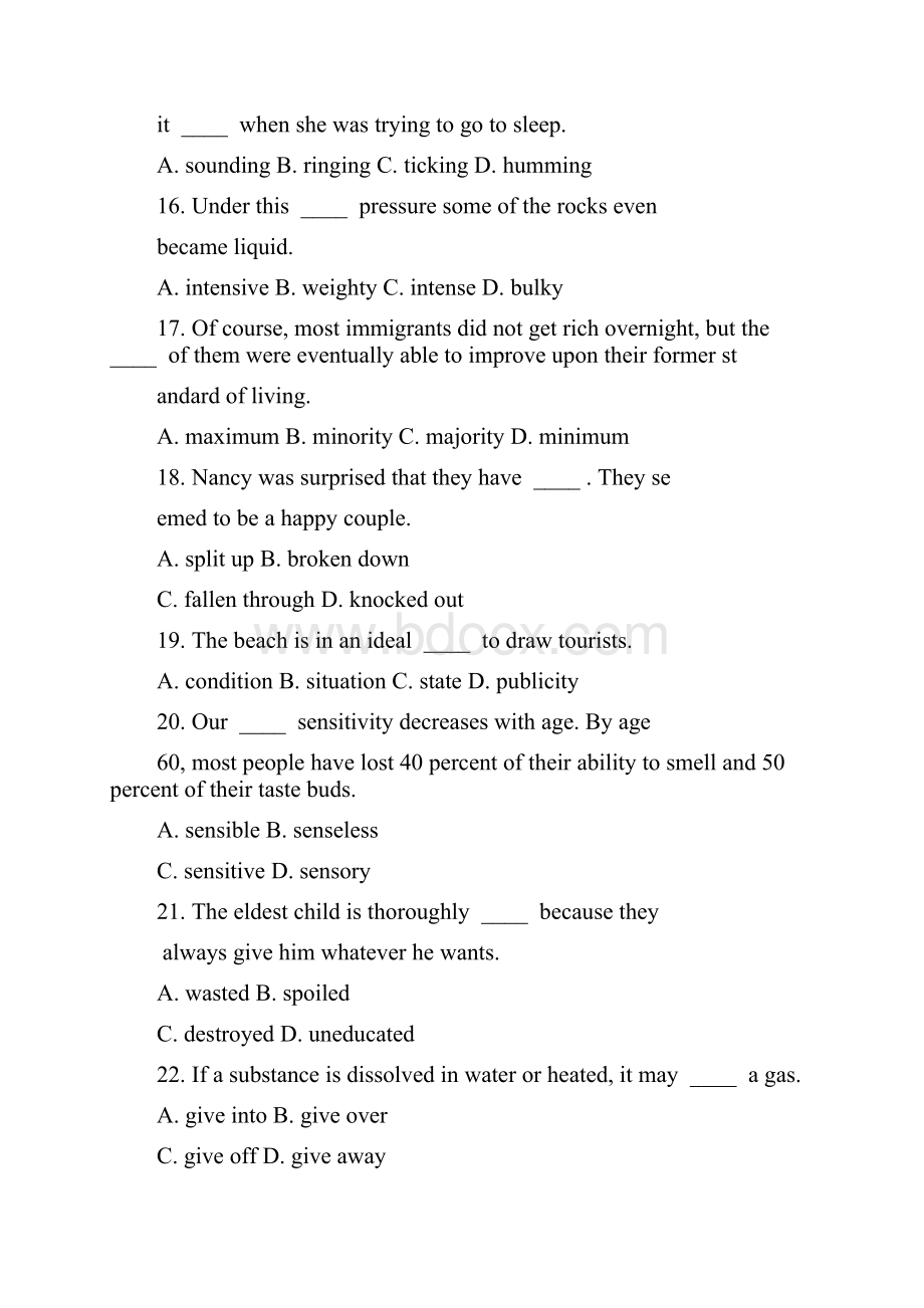 英语专业四级词汇+语法.docx_第3页