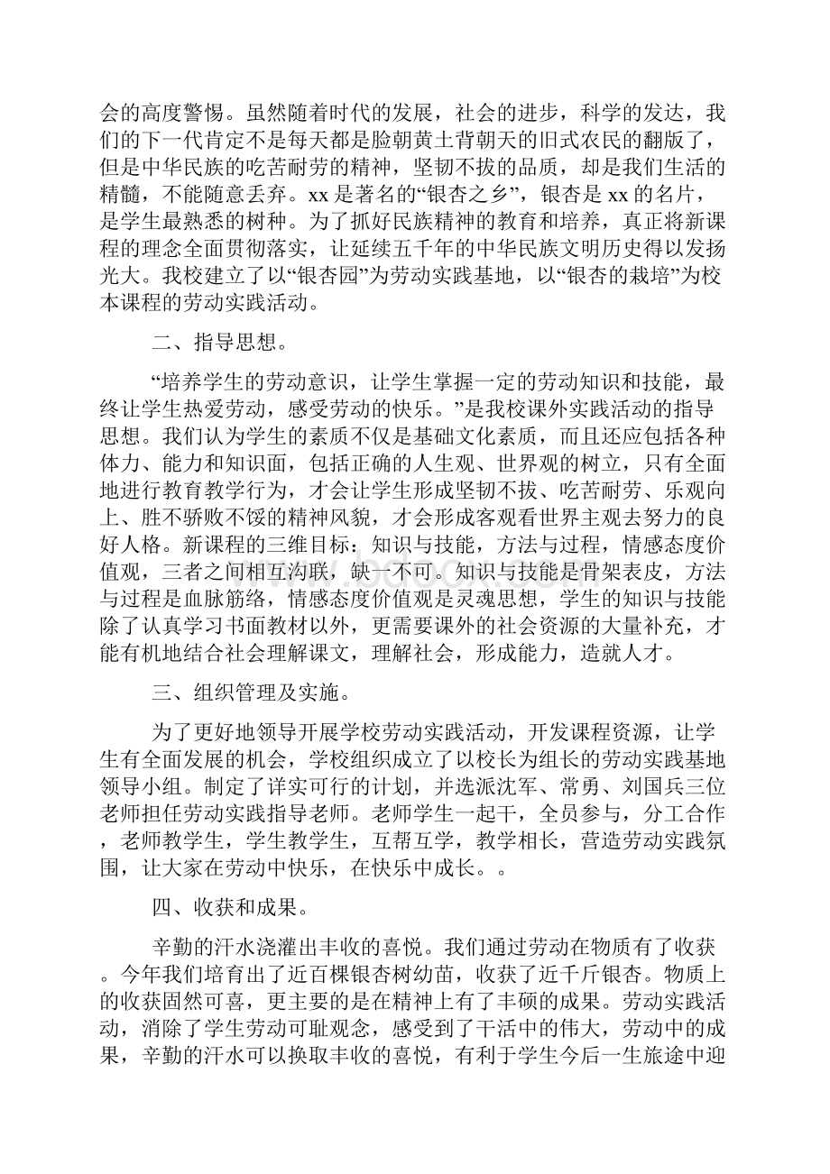 小学学生劳动实践总结精选多篇.docx_第3页