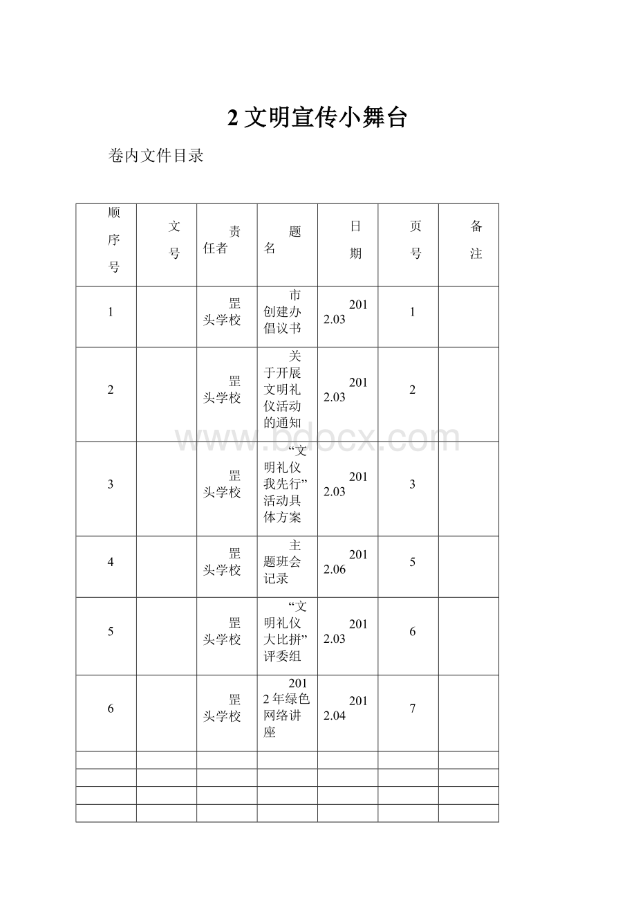 2文明宣传小舞台.docx