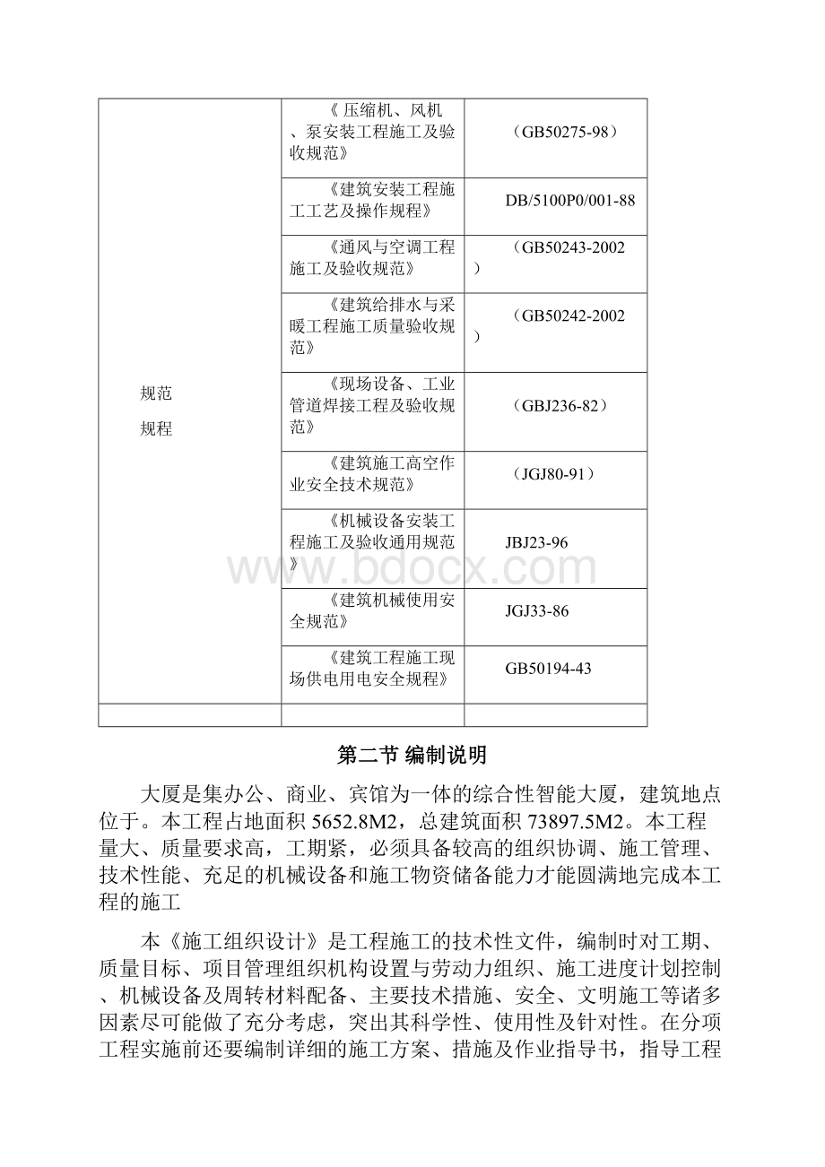 大厦通风空调施工组织设计.docx_第2页