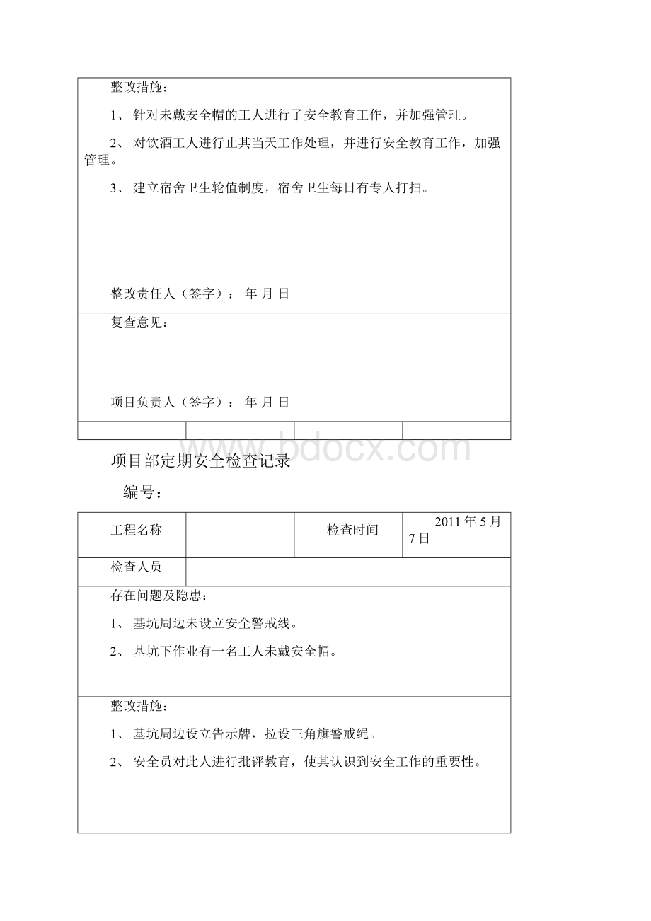 项目部定期安全检查记录.docx_第3页