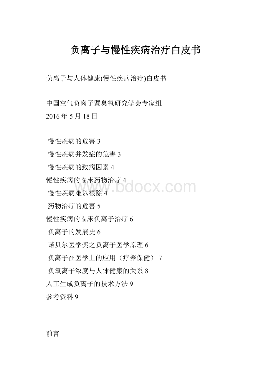 负离子与慢性疾病治疗白皮书.docx