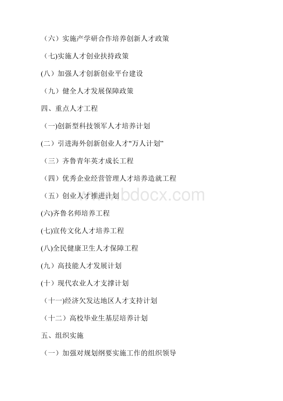 山东省中长期人才发展规划纲要.docx_第2页