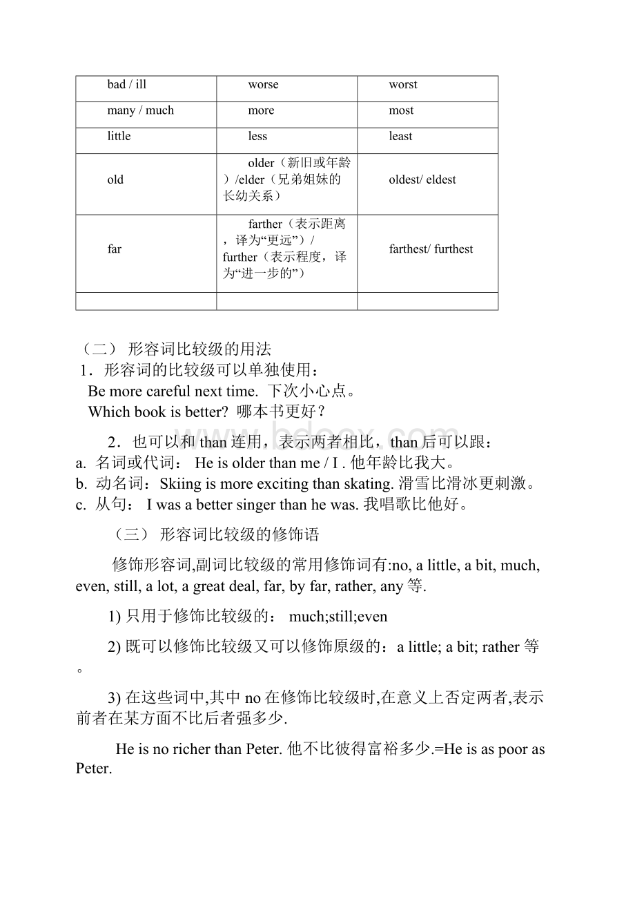 中考英语形容词副词的比较级.docx_第2页