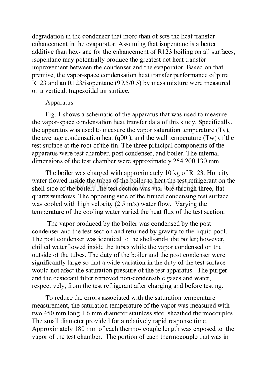 The effect of a boiling additive on R123 condensation on a vertical integral finsurface.docx_第3页