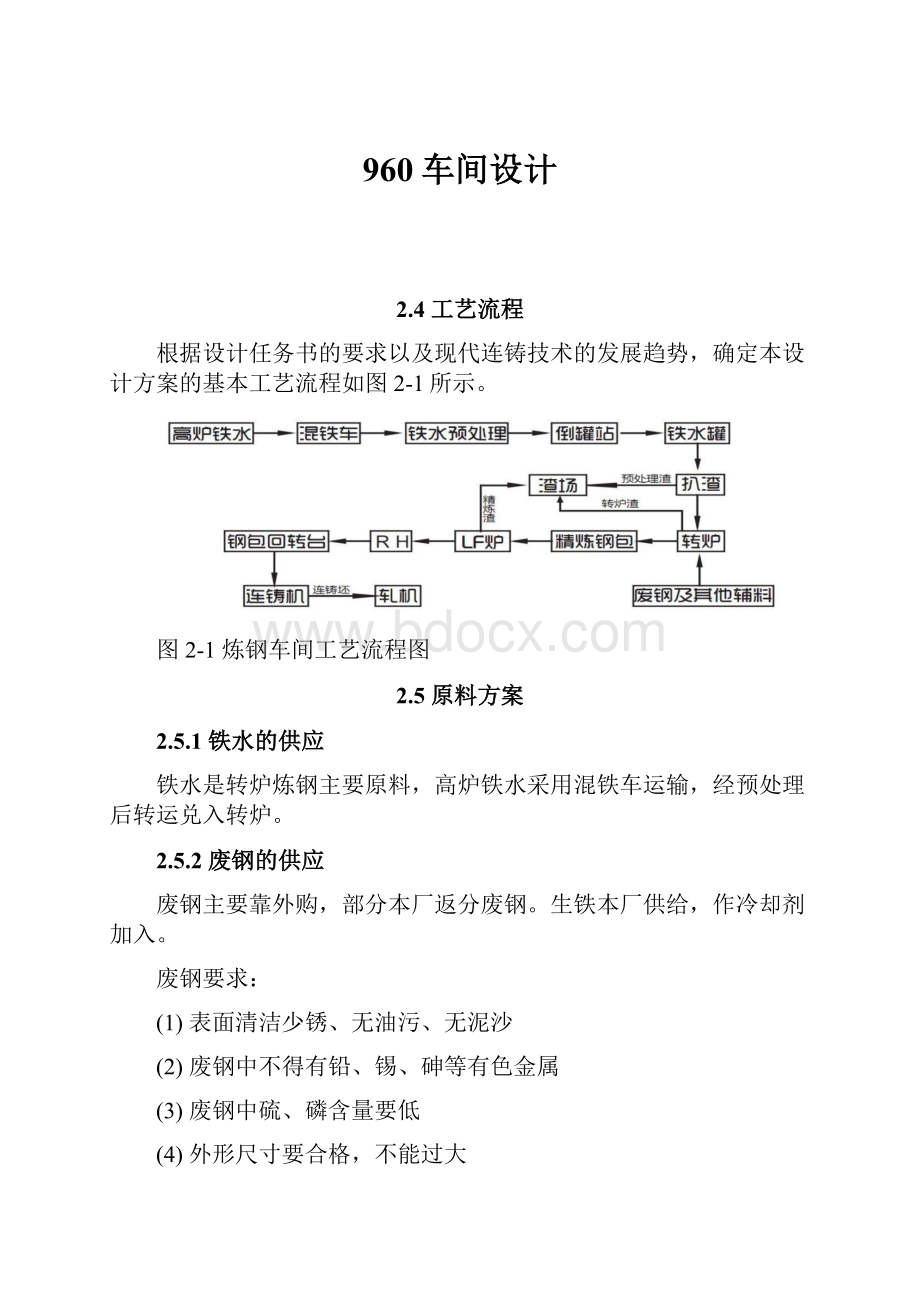 960车间设计.docx