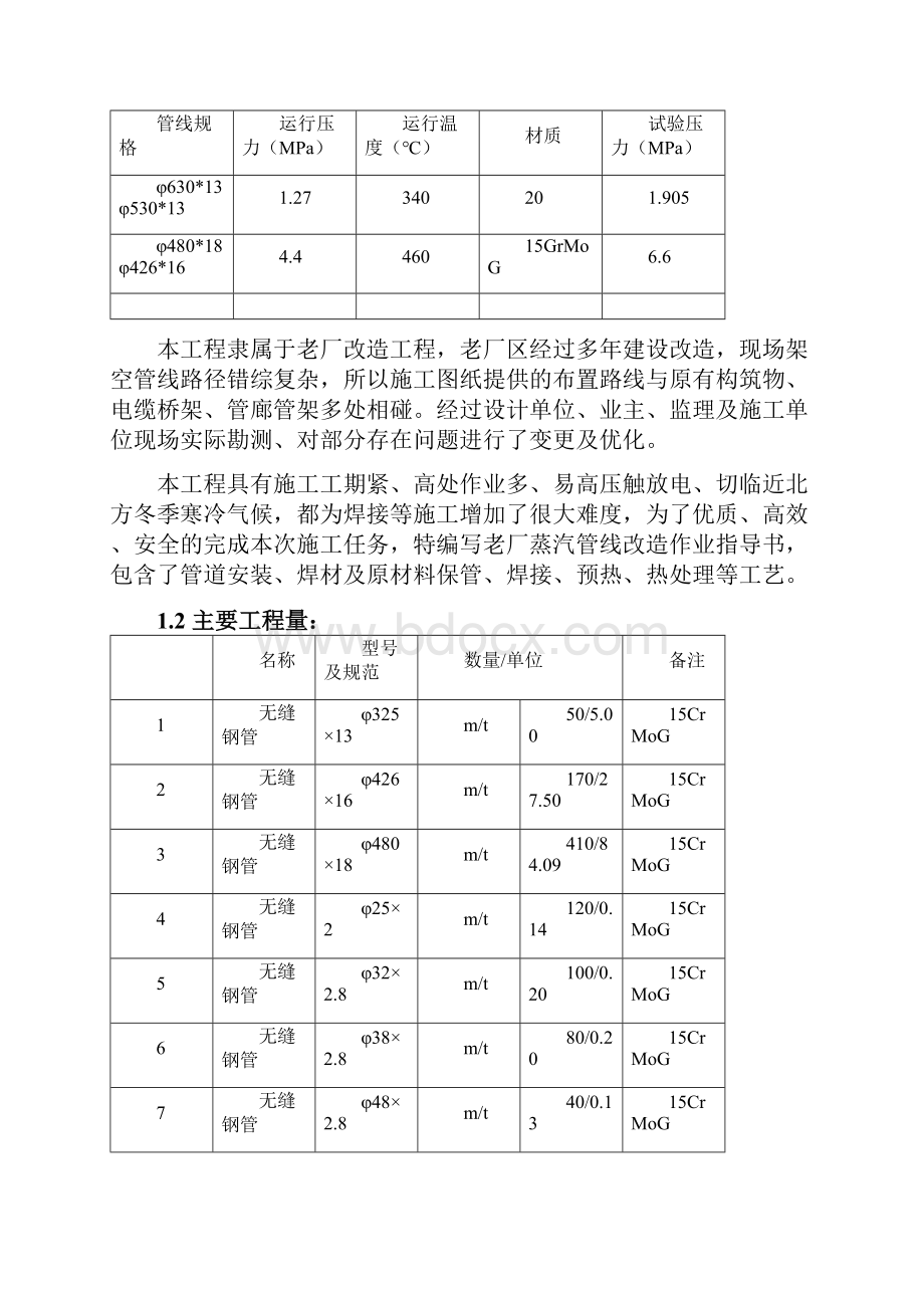 某热网蒸汽管线改造安装施工方案secret.docx_第2页