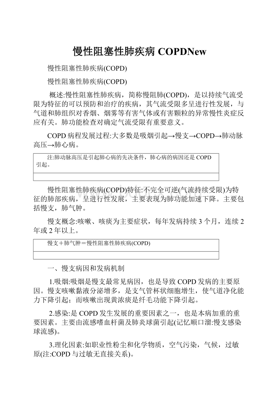 慢性阻塞性肺疾病COPDNew.docx