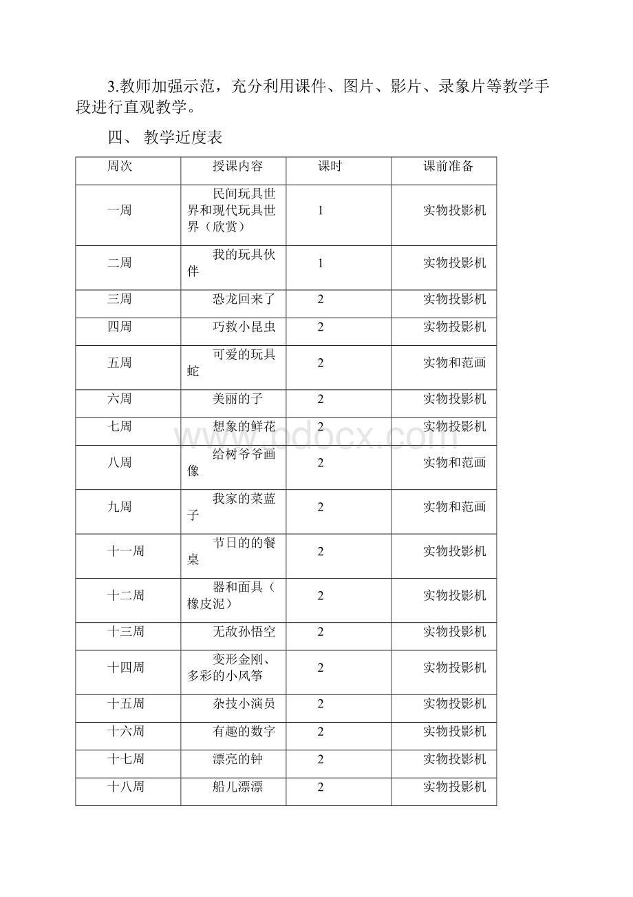 岭南版美术第三册教案集.docx_第2页