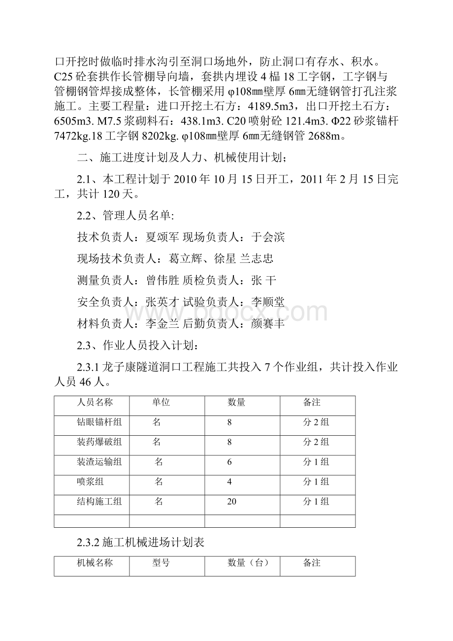 隧道工程洞口工程施工技术交底.docx_第2页