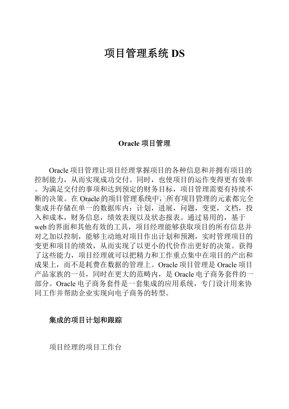 项目管理系统DS.docx_第1页