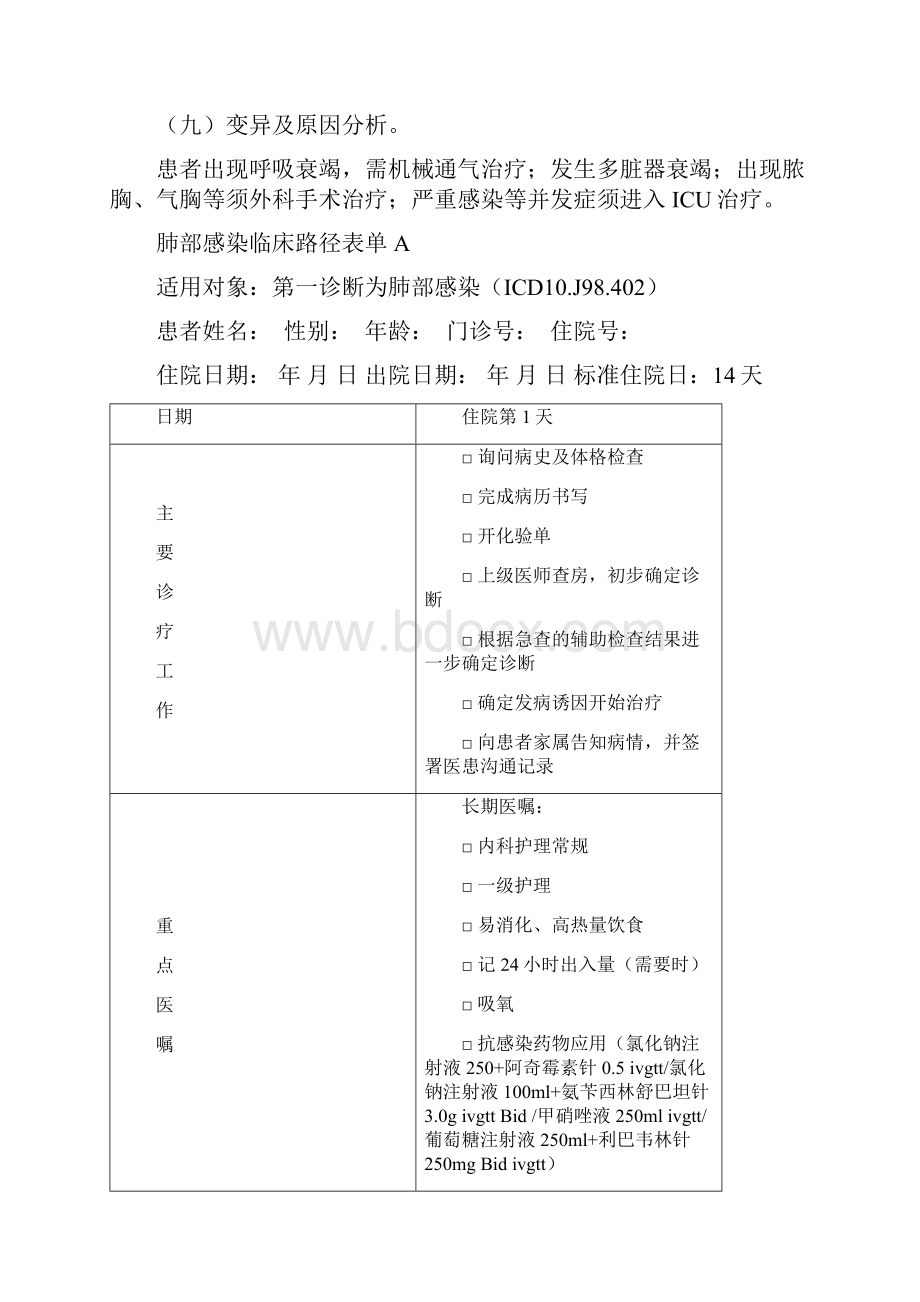 肺部感染临床路径.docx_第3页