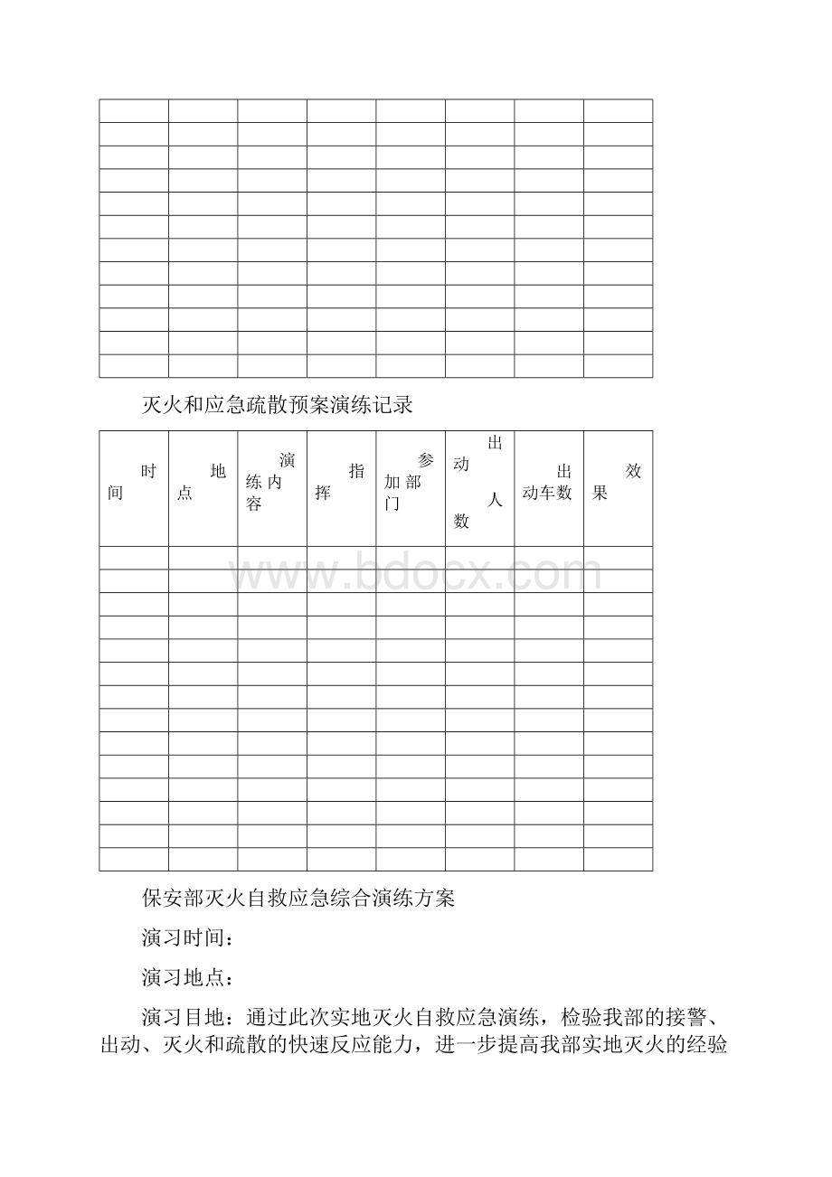 3灭火和应急疏散预案演练记录.docx_第2页