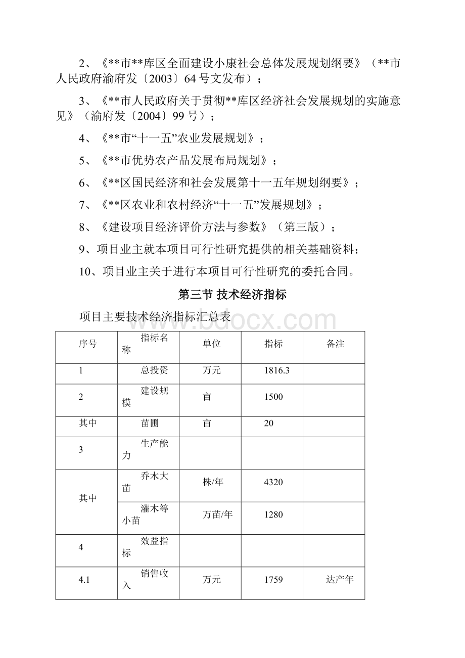 苗木基地园建设项目立项申请报告.docx_第3页