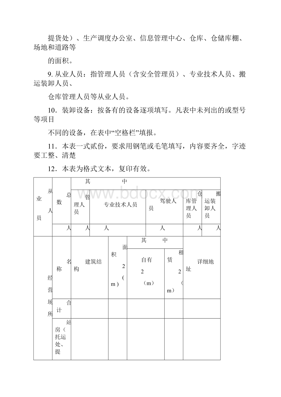 道路货运站经营申请表.docx_第3页