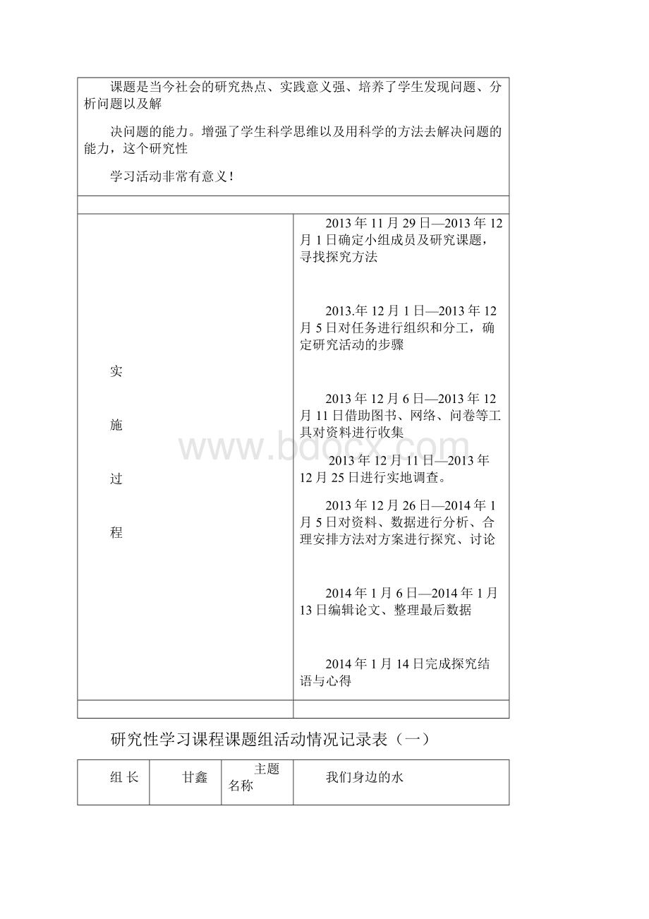 高中研究性学习课题开题报告表12.docx_第3页