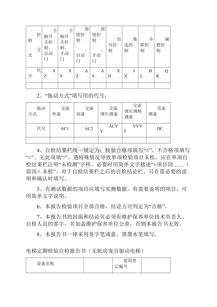 电梯定期检验自检报告书无机房.docx_第2页