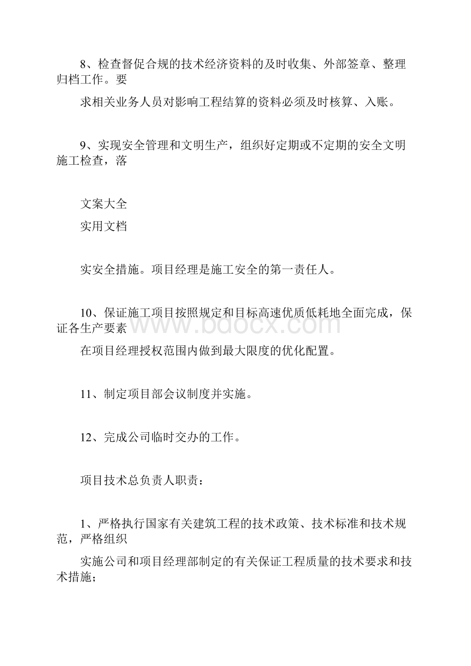 项目组织机构设置和岗位职责.docx_第3页