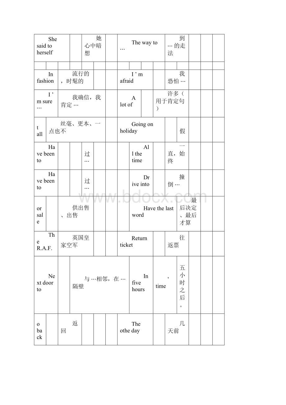 最全的新概念英语第一册语法汇总1.docx_第3页