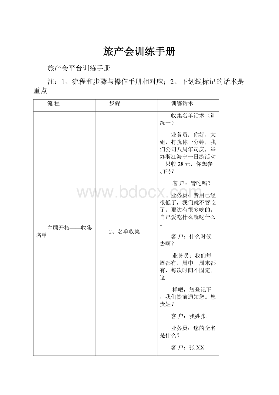 旅产会训练手册.docx