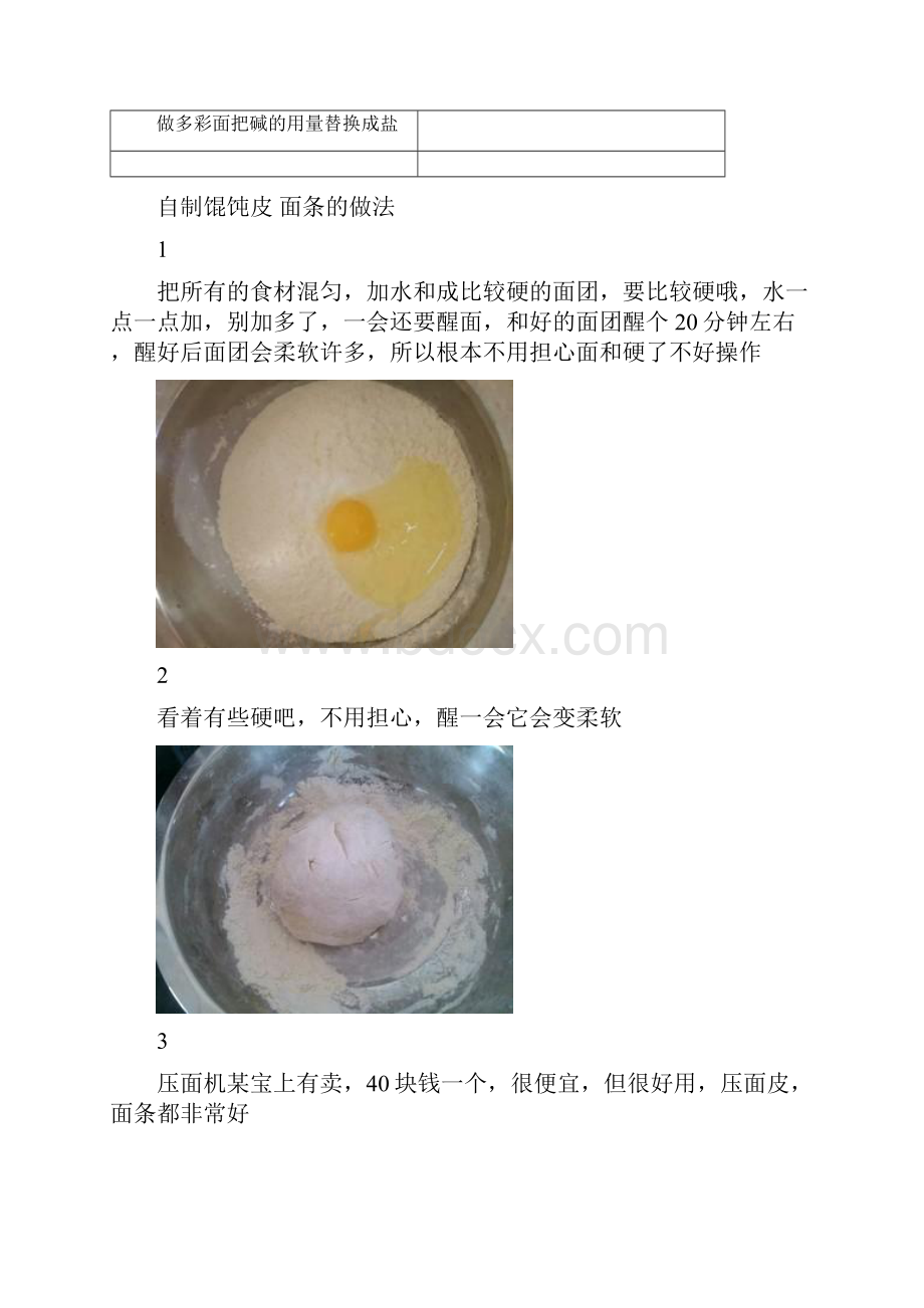 自制馄饨皮 面条精品汤粥教程.docx_第2页