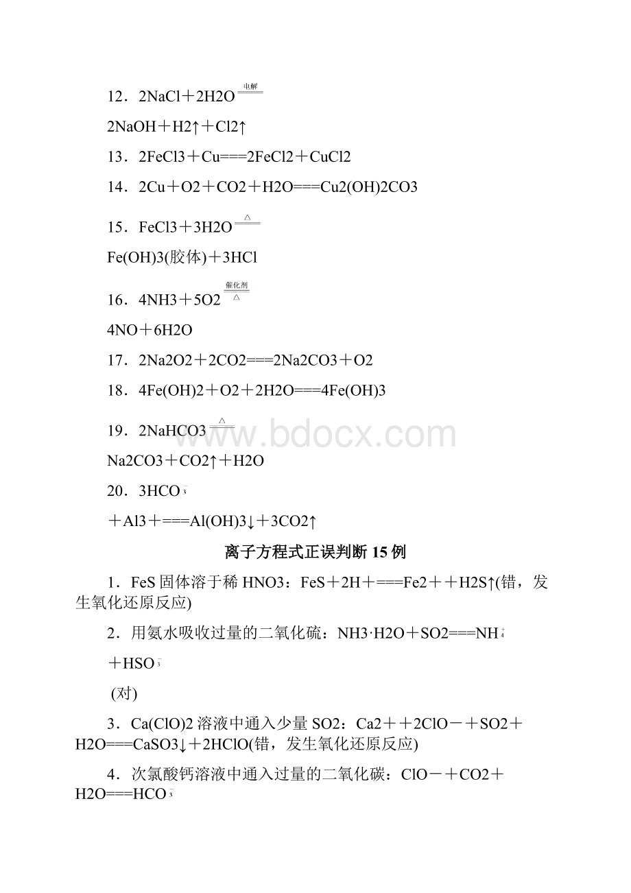 20个重要无机化学方程式归纳.docx_第2页