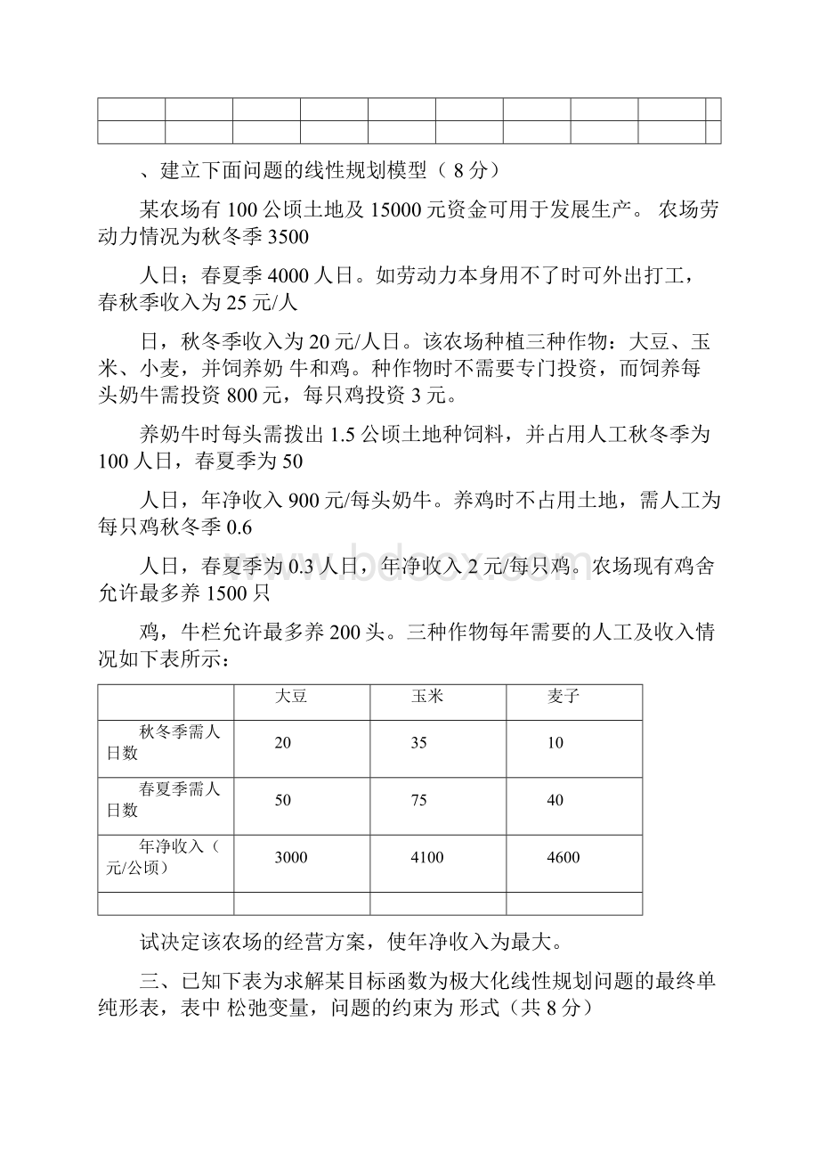 运筹学期末试题.docx_第2页