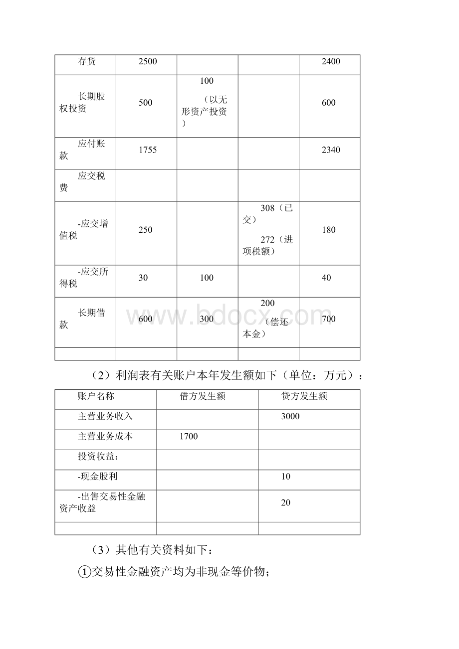 现金流量表五大试题.docx_第3页