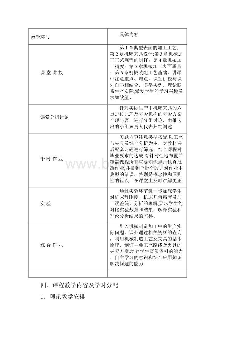 机械制造技术课程教学大纲.docx_第3页