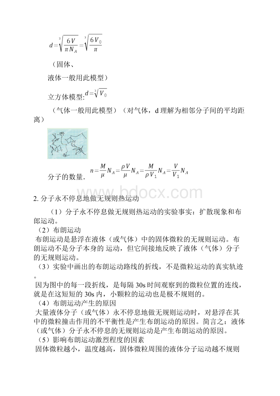 高中物理选修3热学知识点归纳.docx_第2页