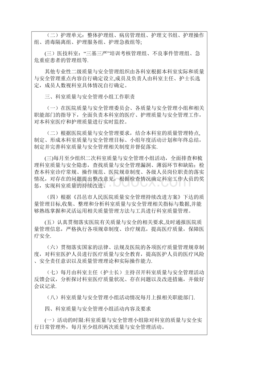 科室医疗质量安全管理与持续改进工作记录.docx_第3页