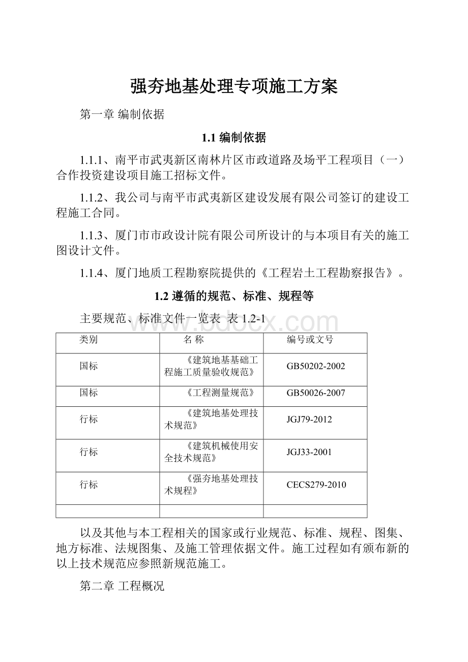 强夯地基处理专项施工方案.docx_第1页