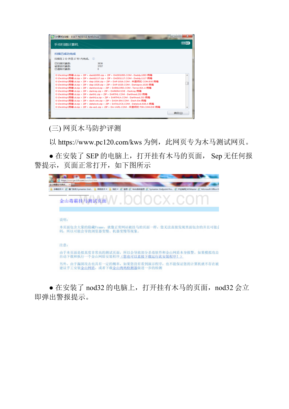 赛门铁克SEP与ESET NOD32对比测试.docx_第2页