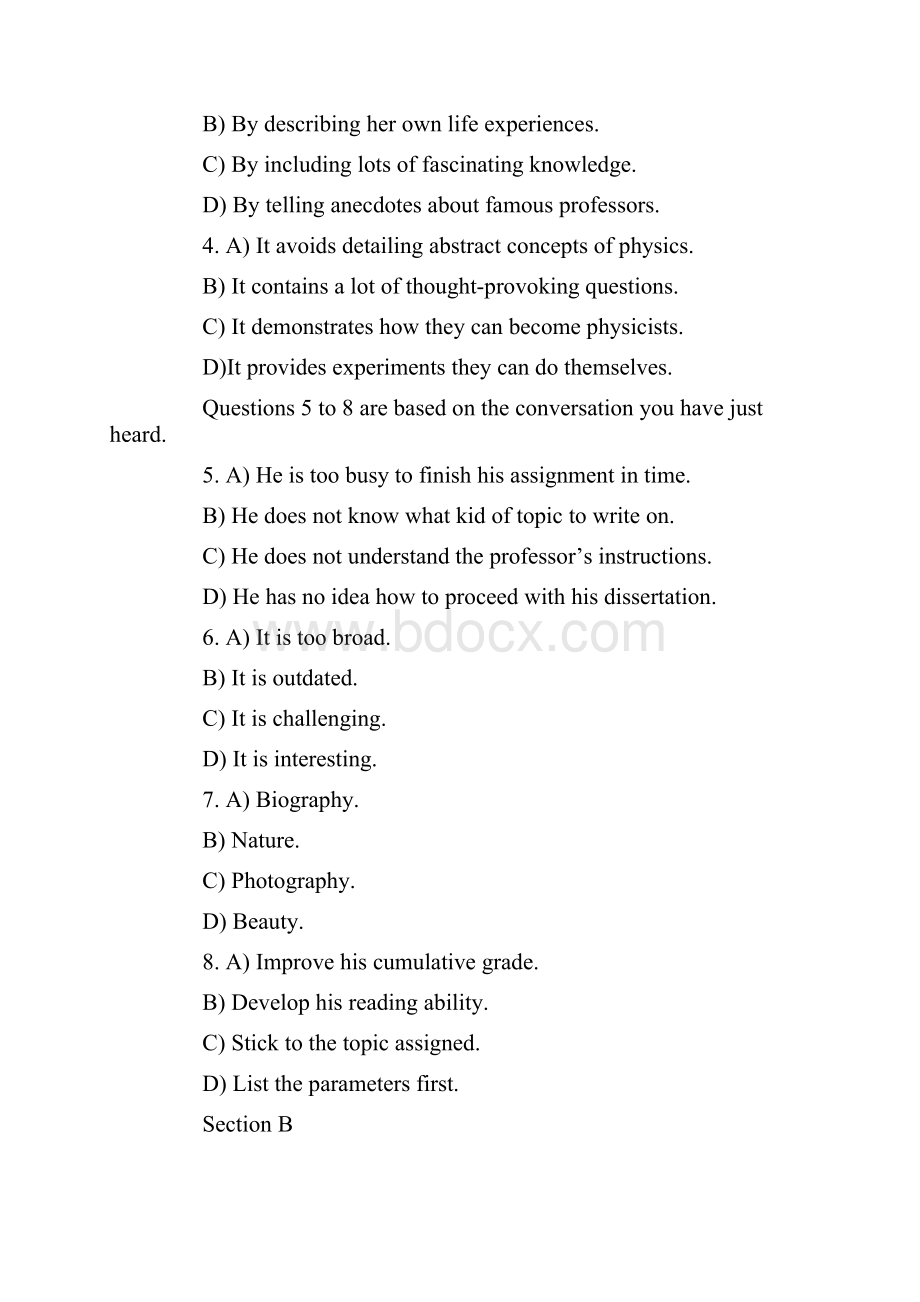 全国大学生英语六级考试最全历年真题版.docx_第2页