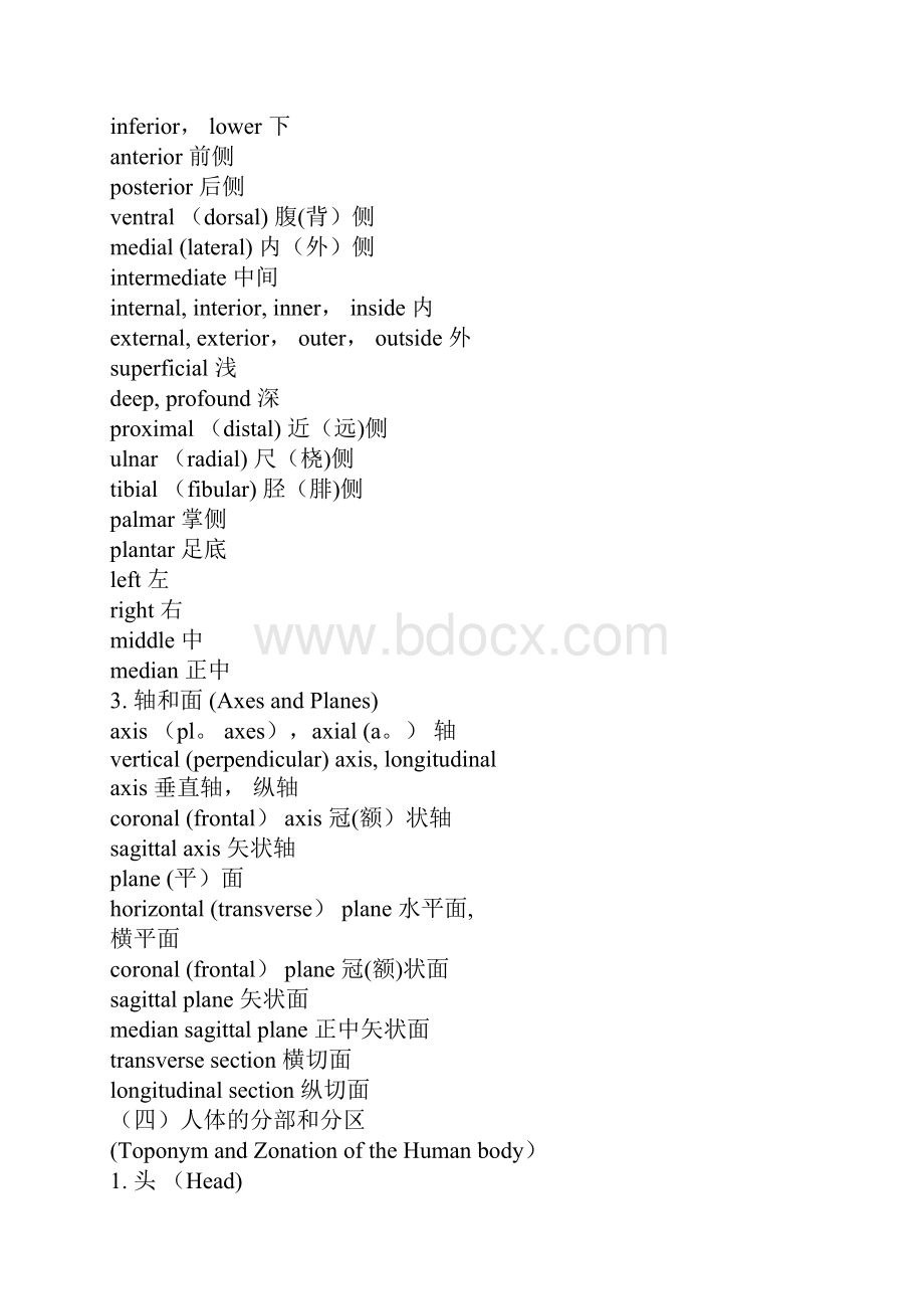 人体解剖学中英名词对照表.docx_第2页