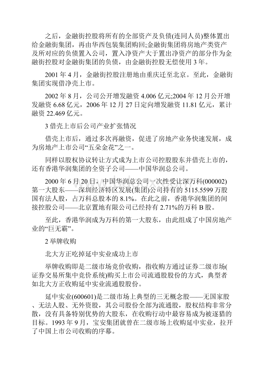 借壳上市8种基本方式与经典案例解析DOC.docx_第2页