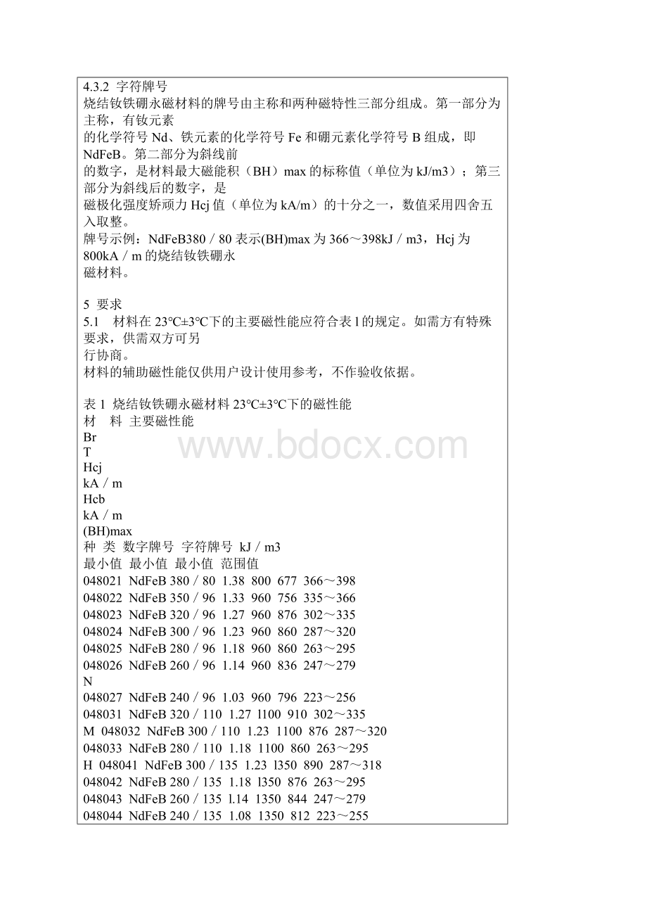 烧结钕铁硼永磁材料国家标准doc.docx_第3页