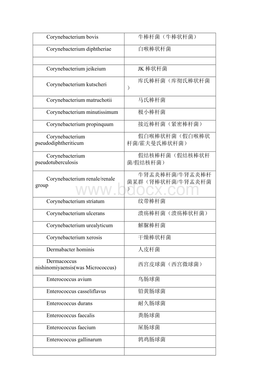 常见微生物中英文对照名称.docx_第2页