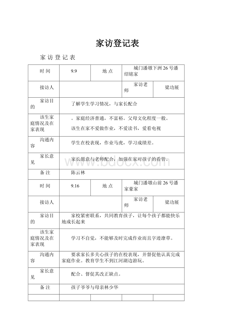 家访登记表.docx_第1页