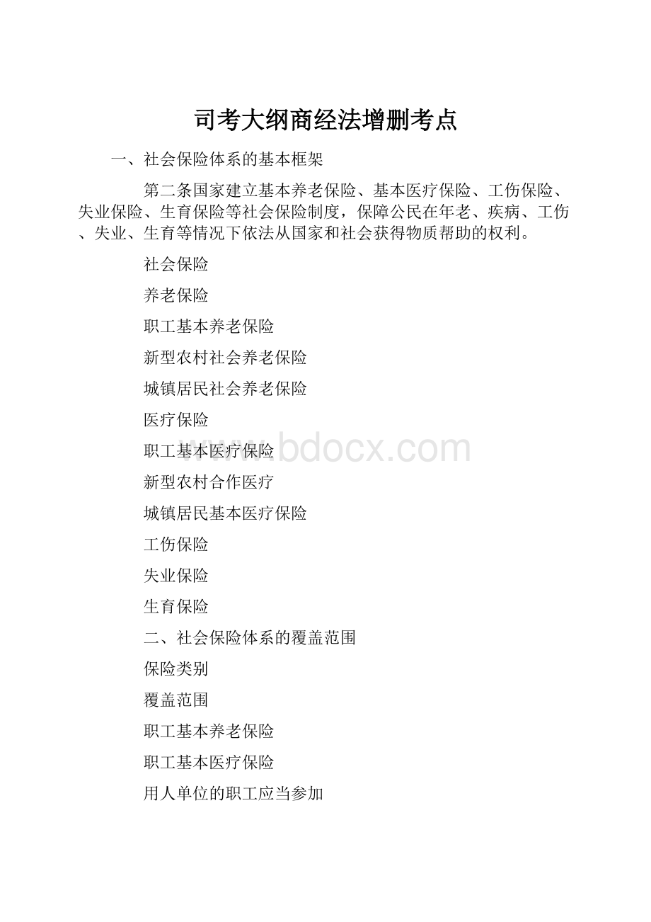 司考大纲商经法增删考点.docx_第1页