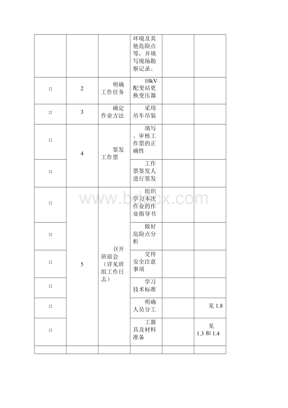 K01 10kV配变站更换变压器作业指导卡.docx_第2页