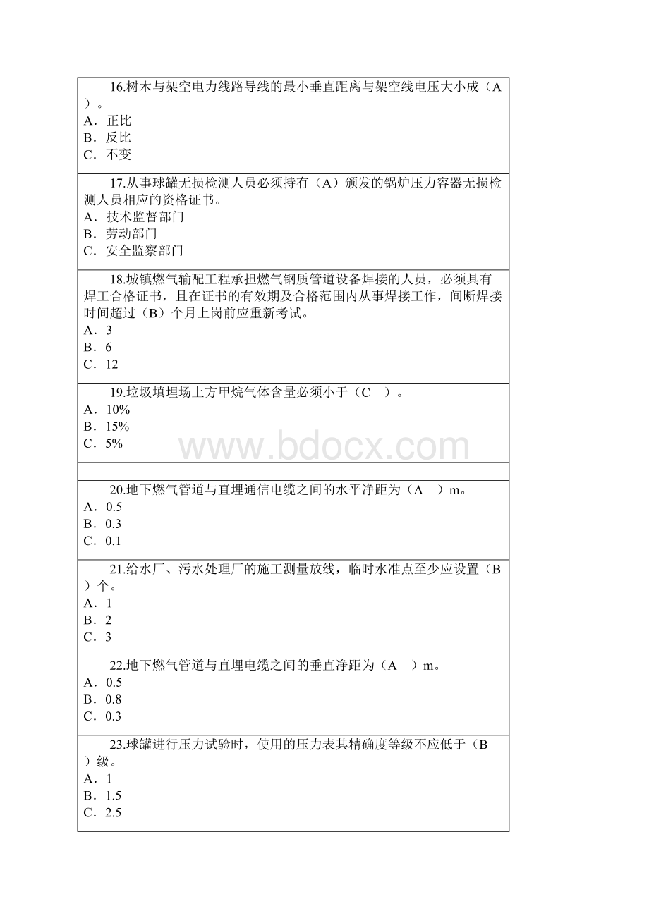 注册监理工程师继续教育市政公用课延续注册考试题概述.docx_第3页