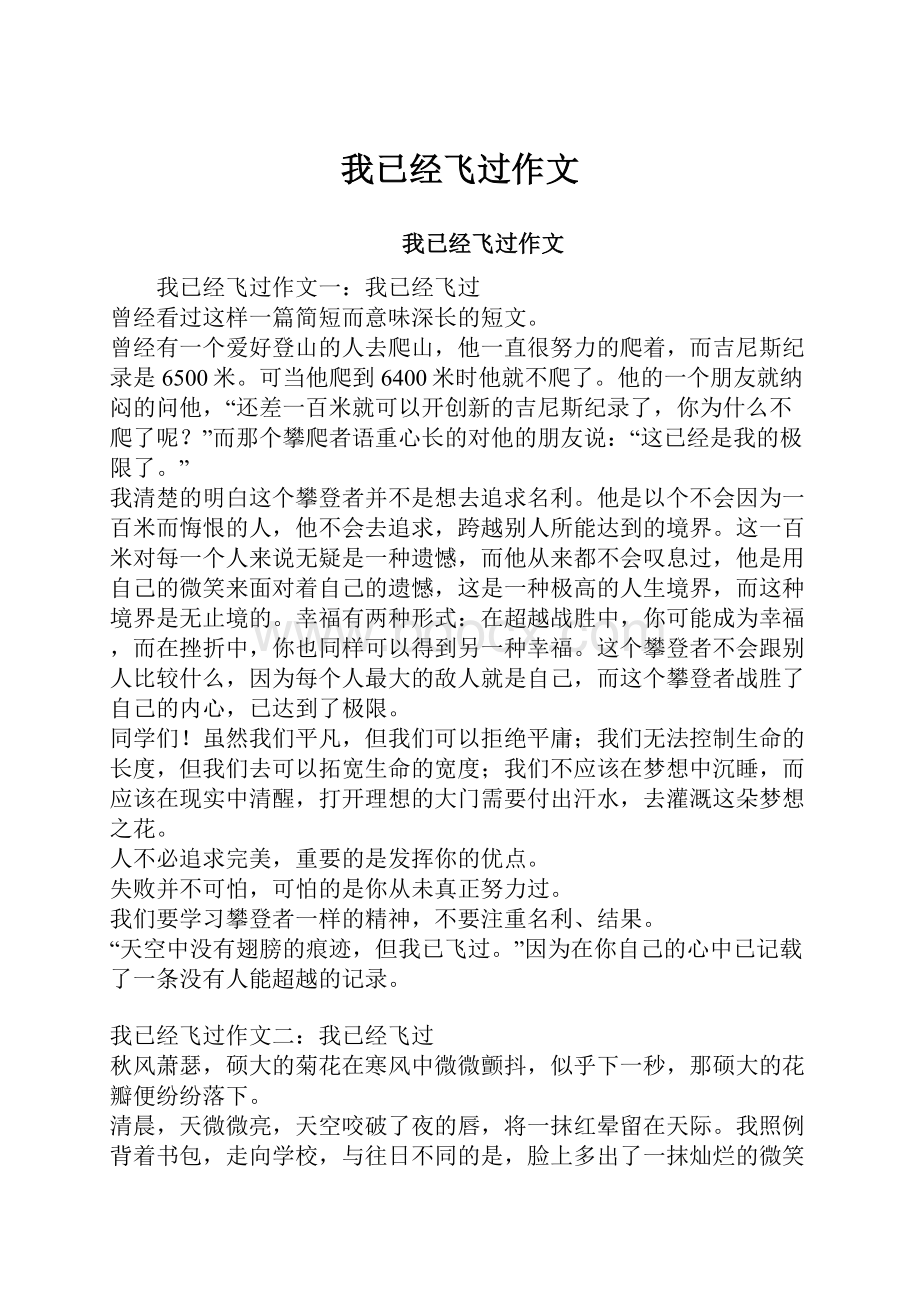 我已经飞过作文.docx