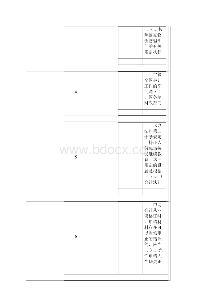 《会计从业资格管理办法》试题及答案DOC.docx_第2页