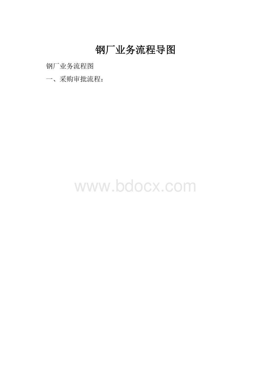 钢厂业务流程导图.docx