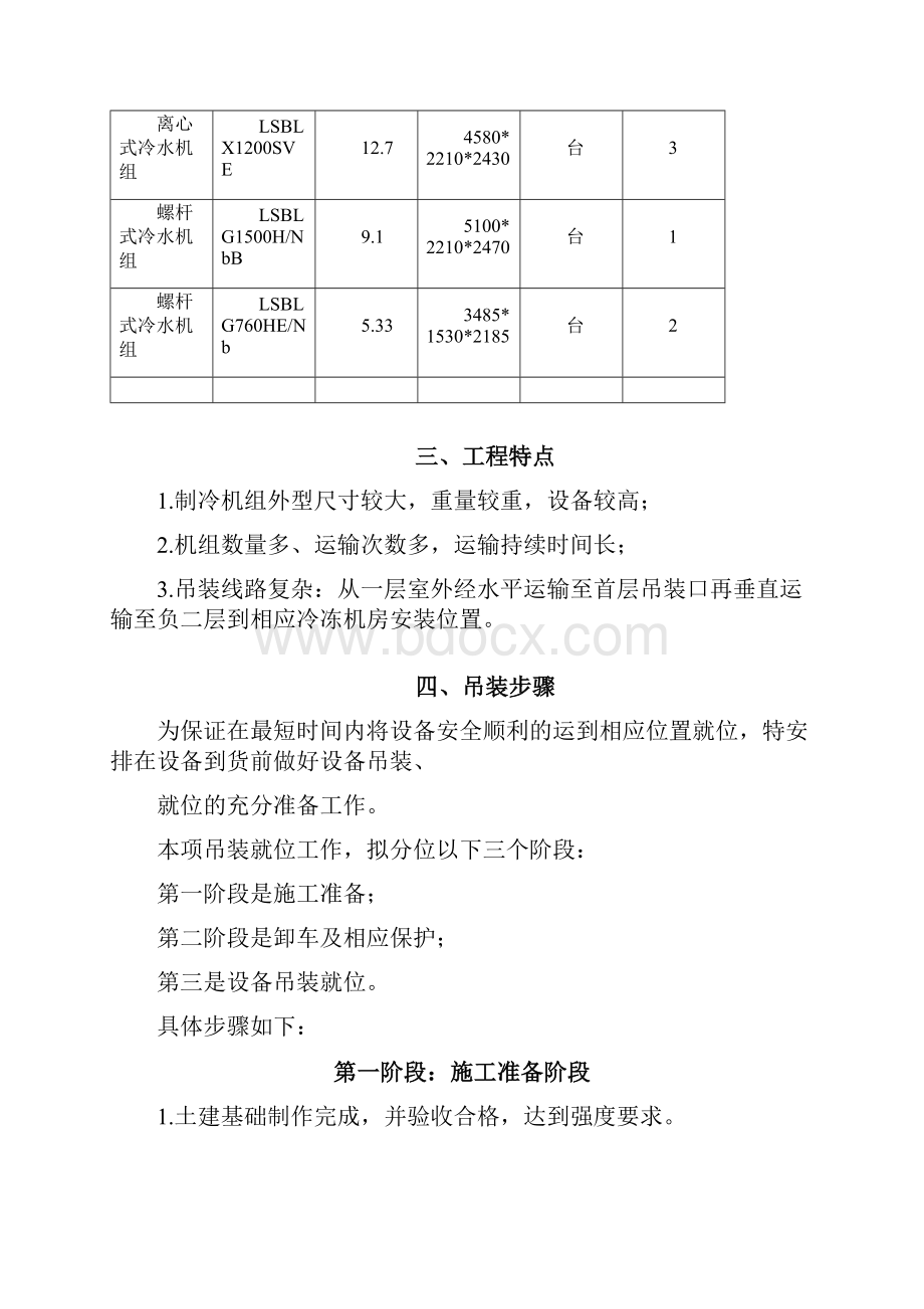 制冷机组机组吊装方案之欧阳术创编.docx_第2页