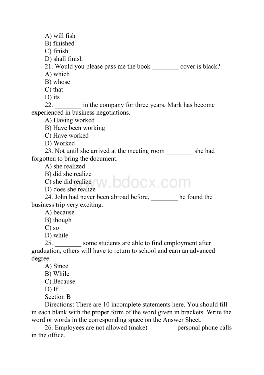 大学英语三级a历年真题汇总.docx_第2页